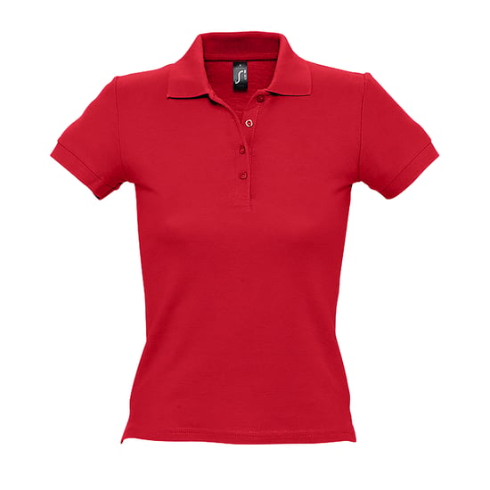 SOLS - PEOPLE Kurzärmeliges Polo-Shirt - Damen (Rot) - Image 1