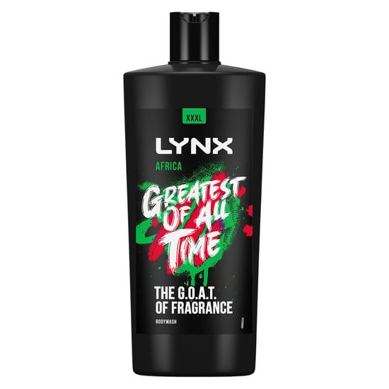Lynx G.O.A.T Shower Gel up to 12H Refreshing Fragrance XXXL Africa, 700ml