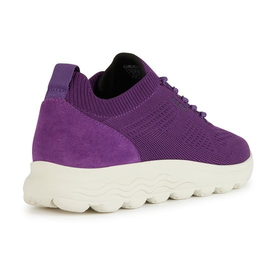 Geox D Spherica A Leder Damen Lila Turnschuhe - Image 2
