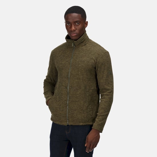 Regatta Mens Eildon Fleece (Dark Khaki/Capulet Marl)