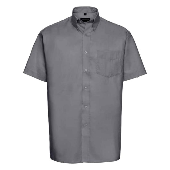 Russell Collection - "Oxford" Formelles Hemd für Herren (Silber) - Image 1