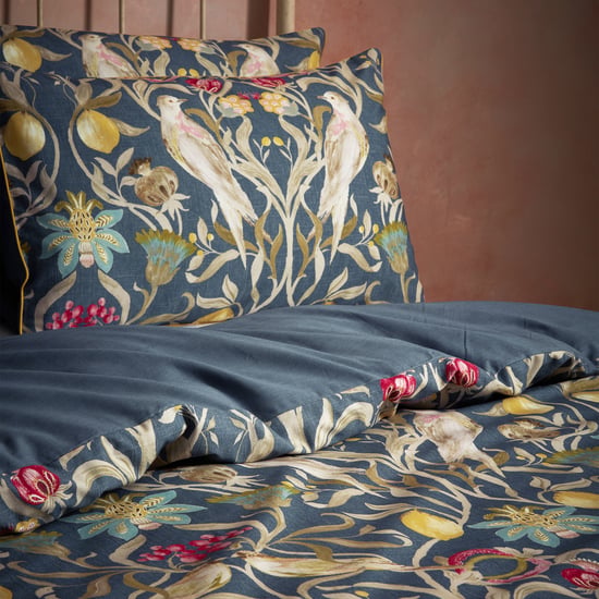 EW von Edinburgh Weavers Liberty Floral Birds Luxus-Baumwoll-Bettbezug-Set - Image 3