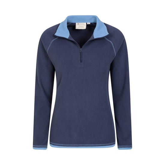Mountain Warehouse Damen/Damen Montana Half Zip Fleece Top (Marine) - Image 3