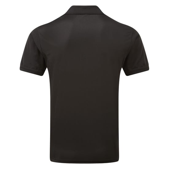 Premier Mens Coolchecker Pique Polo Shirt (Black)