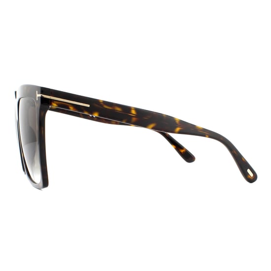Tom Ford Sonnenbrille Sabrina 02 FT0764 52K Dunkle Havanna Roviex Braun Gradient - Image 3