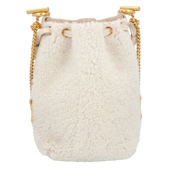 Chloé Marcie Mikro Eimer Tasche Beige - Image 3