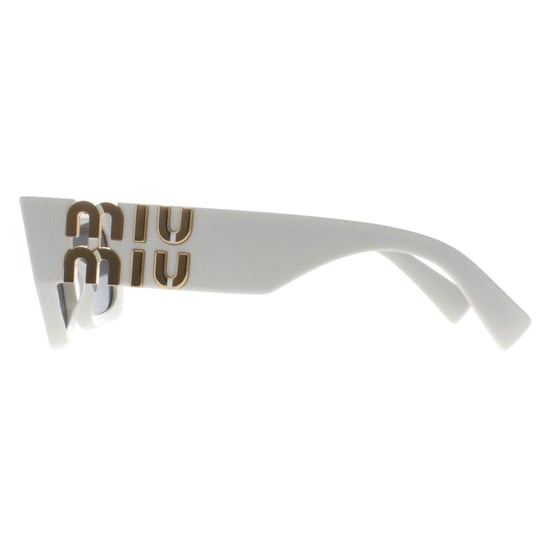 Miu Miu Rectangle Womens White Dark Grey MU09WS