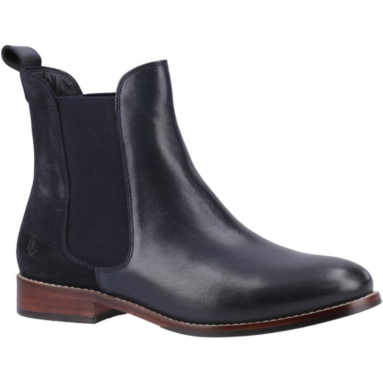 Hush Puppies Colette Wildleder Damen Navy Stiefel - Image 1