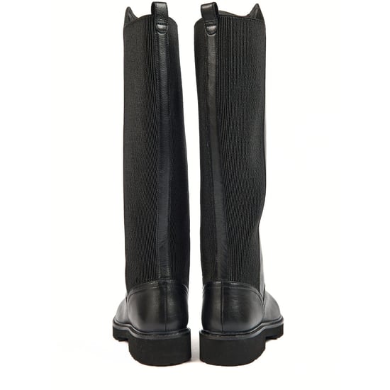 Pod Hannah Leder/Textil Damenstiefel Schwarz - Image 2