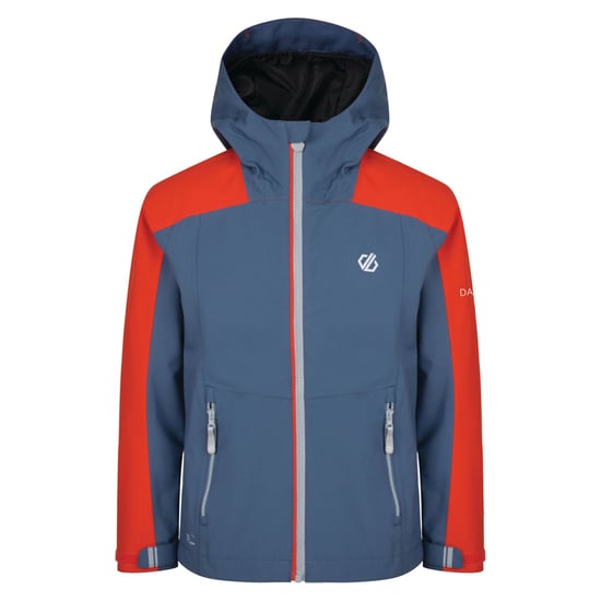 Dare 2B - Veste imperméable AVAIL - Enfant (Gris / Orange foncé) - Image 1