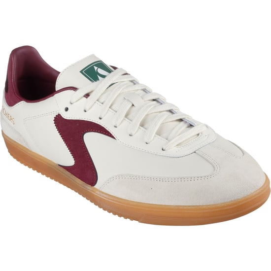 Skechers Hotshot Pyke synthetische Herren Sneaker in Natur/Burgunder - Image 1