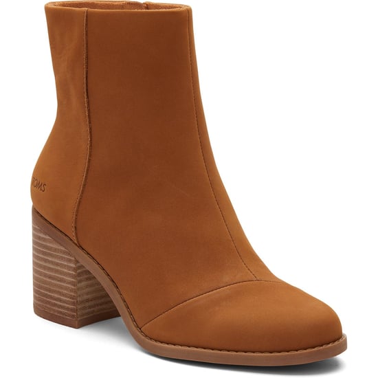 TOMS Evelyn Leder Frauen Tan Stiefel - Image 1
