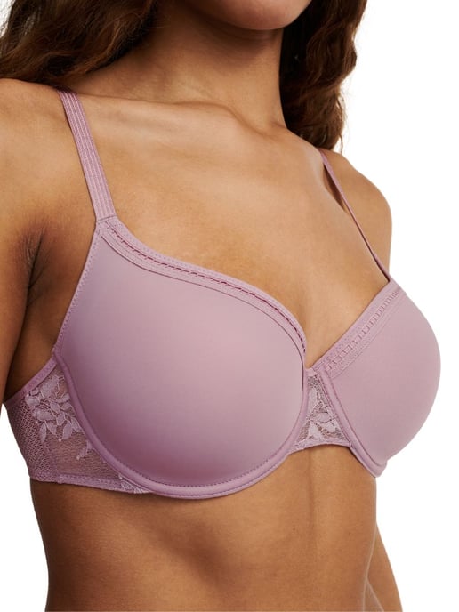 Olivia Covering T-Shirt Bra Purple