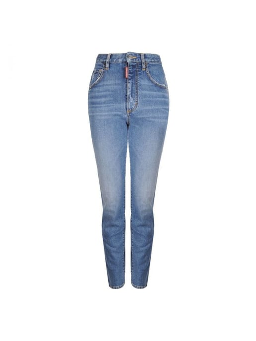 Dsquared2 Jeans Tight Cropped Damen blau - Image 1