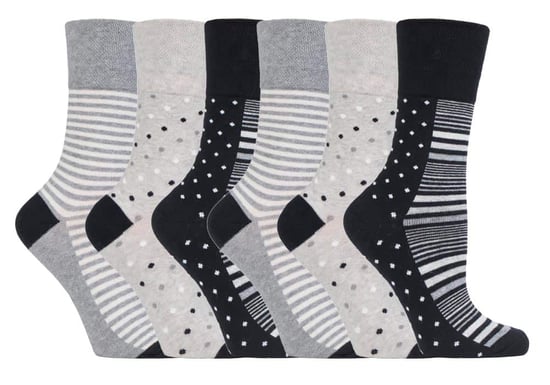 Gentle Grip - 6 Paar Damen Gentle Grip nicht elastische Socken - GG135 - Image 1