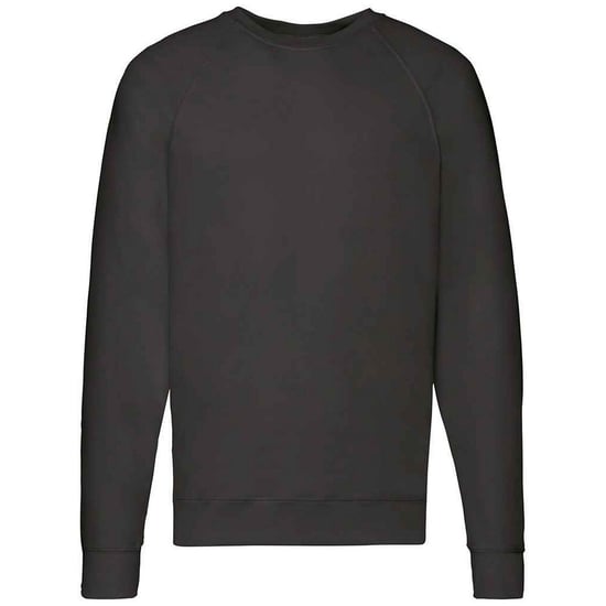 Fruit of the Loom - Sweatshirt für Herren/Damen Unisex Raglanärmel (Schwarz) - Image 1