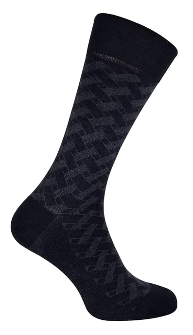SOCK SNOB - Herrensocken mit Muster aus Bambus - Style 14 - Image 1