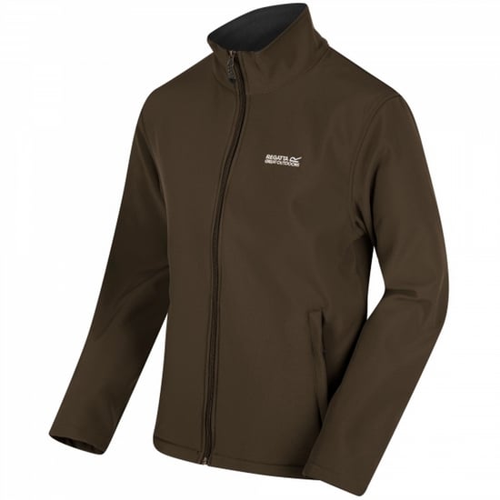 Regatta Great Outdoors Herren Cera III Softshell-Jacke (Khaki dunkel/Dunkelgrau) - Image 4