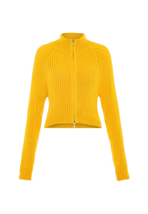 Mymo Strickjacke Damen gelb - Image 1