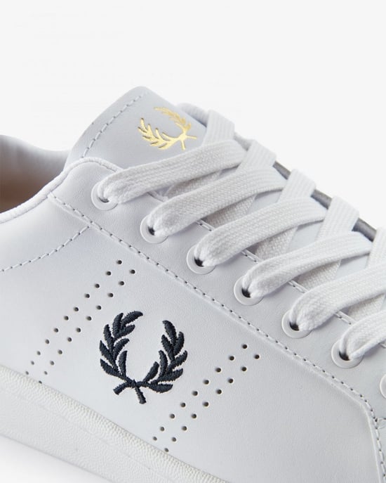 Fred Perry Cupsole Leder Herren Weiße Sneakers - Image 2