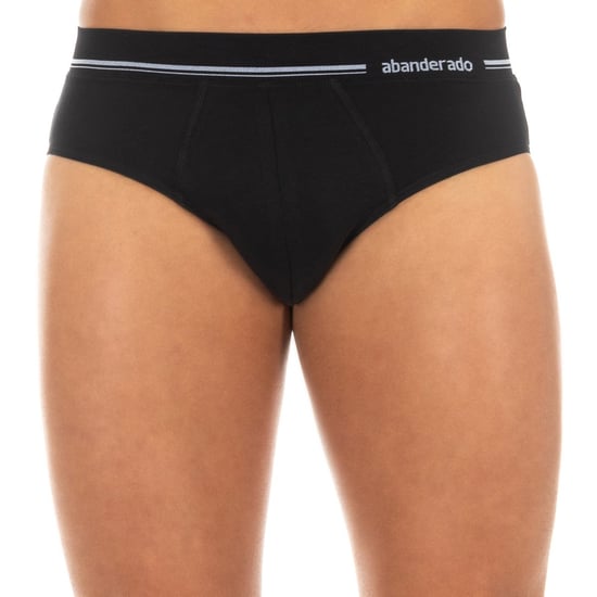 Men's anatomical front breathable fabric brief A077H