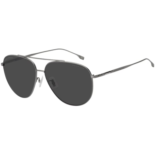 Hugo Boss 1296/F/S R80 M9 Dunkelsilberne Sonnenbrille - Image 2