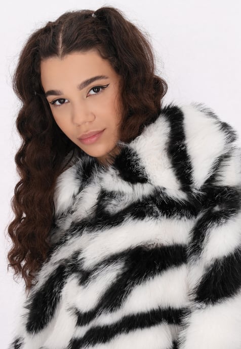 Mymo Jacke Damen weiss schwarz - Image 5