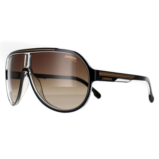 Carrera Aviator Mens Black Gold Brown Gradient 1057/S