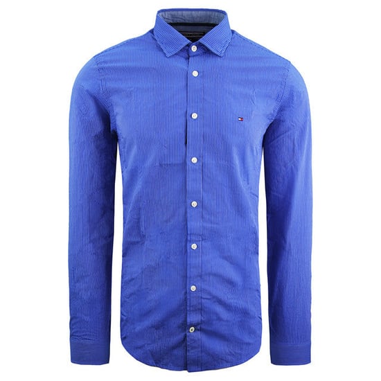 Tommy Hilfiger Darren Slim Fit Gestreiftes Hemd Blau Herren - Image 1
