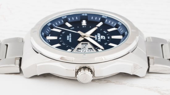 Casio Edifice Silber Herren Armbanduhr EF-129D-2AVEF - Image 3