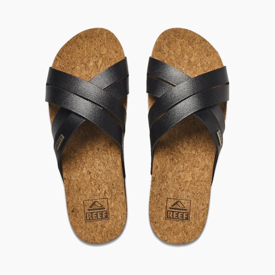 Cushion Bloom Hi Black/Tan Sandal