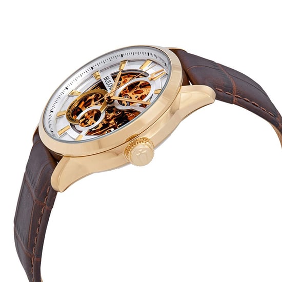 Bulova Automatik / Wilton Herrenbraun Uhr 97A138 - Image 3