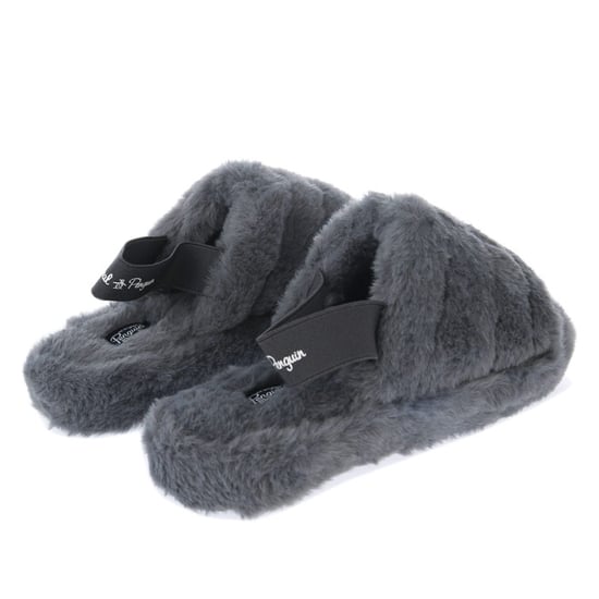 Girl's Original Penguin Children Fluffy Slipper in Grey