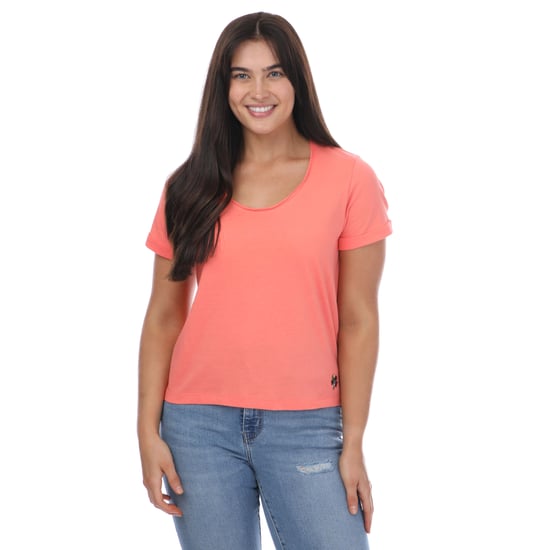 Women's Ted Baker Miarna V-Neck Easy Fit T-Shirt in Pink