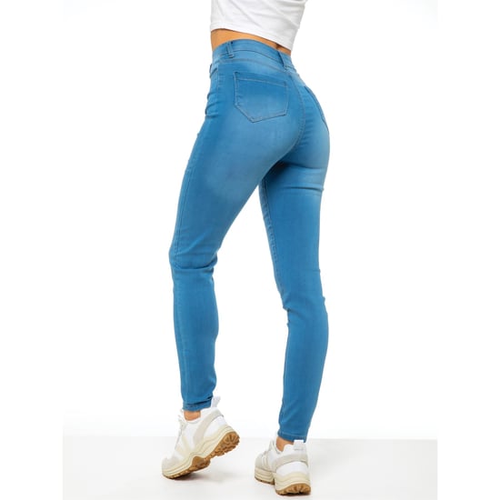 Enzo Womens Skinny Stretch Jeans - Image 6