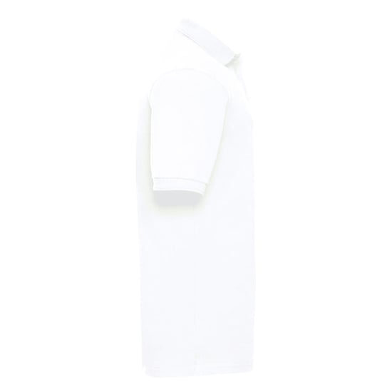 Russell Herren Ripp Polo-Shirt, Kurzarm (Weiß) - Image 2