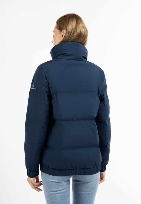 Dreimaster Winterjacke mit Wattierung Damen Dunkelmarine - Image 4