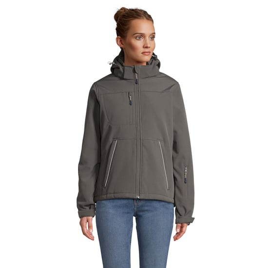 SOLS - "Rock" Softshelljacke Wattiert für Damen (Anthrazit) - Image 1