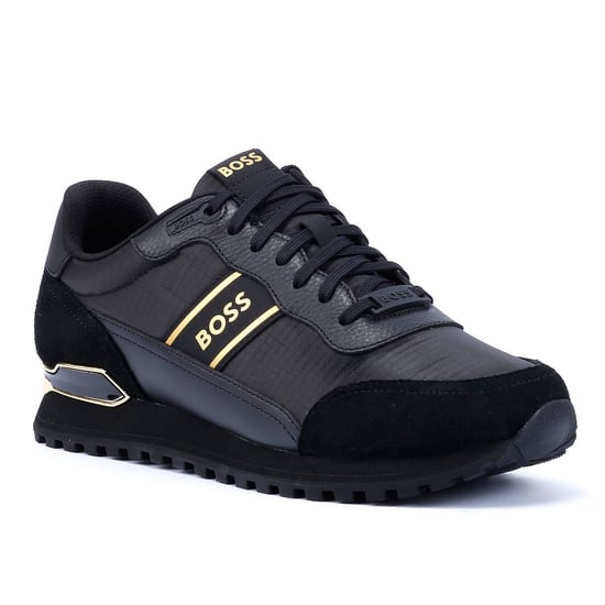 Boss Parkour Runn Herren Schwarz/Gold Turnschuhe - Image 2