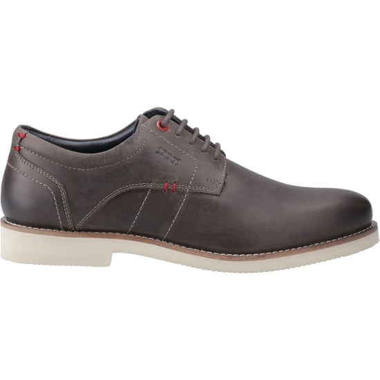 Pod Hampton Leder Herren Schnürschuhe Grau - Image 5