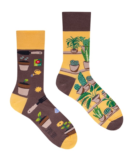 SPOX SOX - Herren & Damen Mismatched Novelty Odd Socks - Gartenarbeit - Image 1