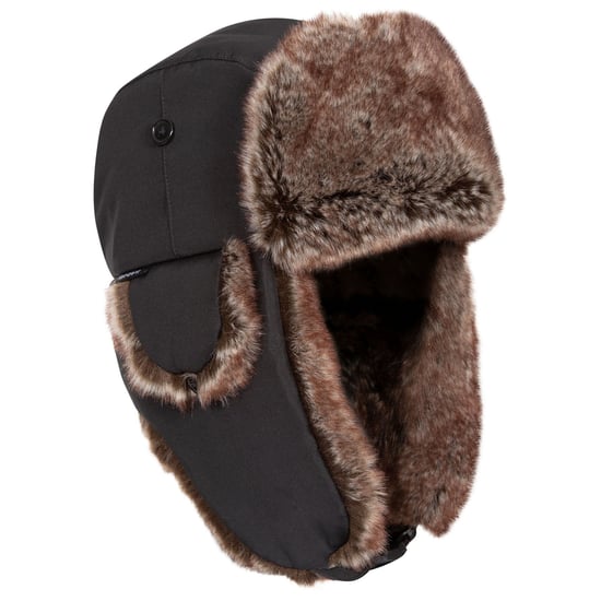 Trespass Unisex Erwachsene Dapper Bombermütze (Schwarz) - Image 1