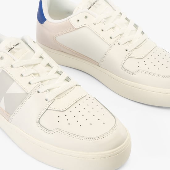 CLASSIC CUPSOLE Herren Sneaker Weiß/Champignon/Saphirblau - Image 3