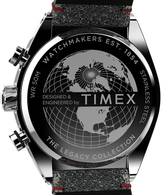 Timex Legacy Tonneau Chrono Herrenuhr Schwarz TW2W50000 - Image 4
