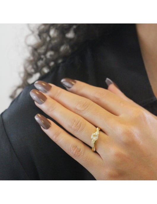 Eleanor Ring - Gold und Kristall - Image 2