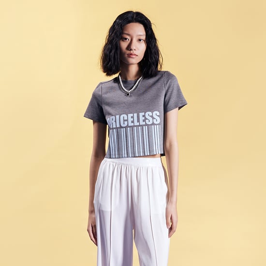 Typo-Druck Crop-T-Shirt - Image 6