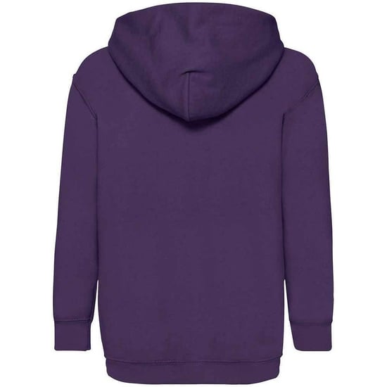Fruit of the Loom - "Classic" Sweatshirt mit Kapuze für Kinder (Violett) - Image 2