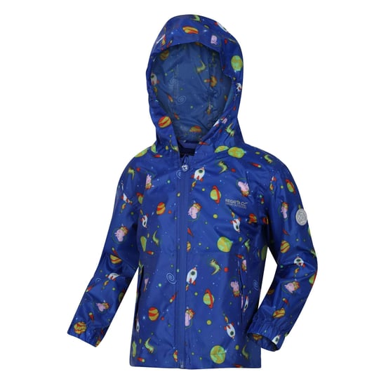 Regatta Childrens/Kids Peppa Pig Cosmic Packaway Regenmantel (Surf Spray) - Image 4
