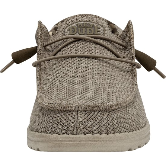 HEYDUDE Wally Sox Faux Suede Herren Beige Bootsschuhe - Image 3