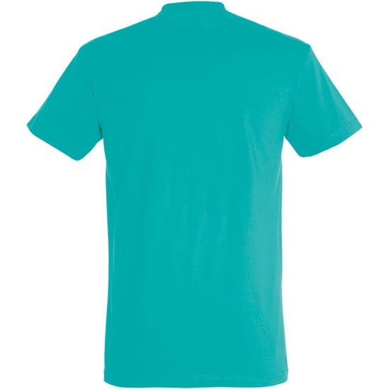 SOLS Mens Imperial Heavyweight Short Sleeve T-Shirt (Karibik Blau) - Image 2